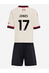 Liverpool Curtis Jones #17 Babytruitje Uit tenue Kind 2025-26 Korte Mouw (+ Korte broeken)